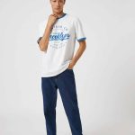 College T-Shirt Printed Crew Neck Short Sleeve - Image 2